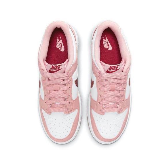 NEW Nike Dunk Low Pink Velvet Size 7Y /8.5 Women Pink Glaze - Picture 14 of 16